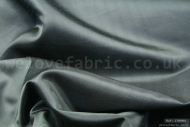 Plain Faux Silk Dupion 100% Polyester Black (per meter)