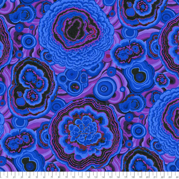 Kaffe Fassett Collective - Agate Blue 100% Cotton Quilting Fabric