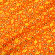Ghouls and Goodies Orange by Moda 100% Cotton Backing Quilting Clothing Craft Fabric