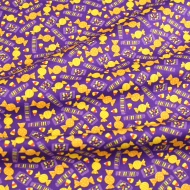 Ghouls and Goodies Purple by Moda 100% Cotton Backing Quilting Clothing Craft Fabric