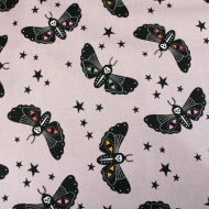 Moon Moth by Alexander Henry 100% Cotton Backing Quilting Clothing Craft Fabric