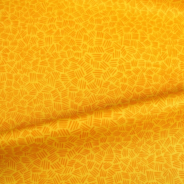 Patrick Lose Yellow 100% Cotton Backing Quilting Clothing Craft Fabric